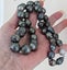 Giant Baroque 13.2-20mm Peacock Black Green Tahitian Pearl Matinee Necklace Carousel 1
