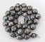 Giant Baroque 13.2-20mm Peacock Black Green Tahitian Pearl Matinee Necklace Carousel 4