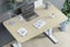 NEXUS 140 Electric Height Adjustable Standing Desk with LED Display (Light Oak) Carousel 5