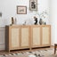 Buffet Sideboard Rattan Storage Cabinet Cupboard Kitchen Hallway Table Carousel 4