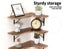 Levede Floating Shelf DIY Corner Hanging Shelves Wall Mounted Storage Wood 4PC Carousel 3
