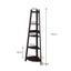 Levede 5 Tier Corner Shelf Wooden Storage Home Display Rack Plant Stand Black Carousel 3