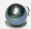 Teardrop 10.2 x 13mm Tahitian Peacock Gray Green Pearl Pendant Carousel 2