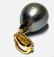 Teardrop 10.2 x 13mm Tahitian Peacock Gray Green Pearl Pendant Carousel 7