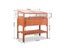 Raised Wooden Planter Box with Removable Cold Frame Vegetables 110x61x116cm Carousel 14