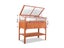 Raised Wooden Planter Box with Removable Cold Frame Vegetables 110x61x116cm Carousel 15