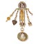 Georgian gold and enamel watch key and fob -pendant or charm Carousel 10