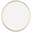 Vida Xl Wall Mirror Gold A 30 Cm Round Carousel 3