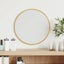 Vida Xl Wall Mirror Gold A 30 Cm Round Carousel 6
