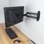 Universal Swivel Wall Mount For Computer Monitors - Black Carousel 5