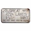 1 oz Great Lakes Mint 1970s .999 Silver Art Bar - Random Motif Carousel 1