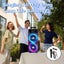 NNETM Wireless Party Speaker with RGB Bass Sound Carousel 3
