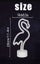 Flamingo LED Neon Light with Stand Base (Pink) Carousel 2