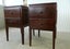 A VERY RARE PAIR OF SOLID WENGE BEDSIDE DRAWERS c1950S Carousel 12