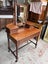 An Antique Solid Cedar Dressing Table With Original Swing Mirror Carousel 10