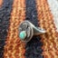 Vintage Sterling Silver Navajo Style Turquoise Cactus Ring Carousel 2
