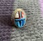 Vintage Zuni Style Sterling Silver Inlay Ring – Coral, Opal & Onyx Mosaic Carousel 1