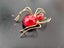 Vintage Amber Gold Filled Spider Brooch Carousel 5