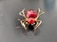 Vintage Amber Gold Filled Spider Brooch Carousel 6