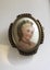 Limoges France Porcelain & Brass Brooch Carousel 5