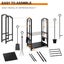 Steel 2-Tier Firewood Rack Fireplace Shovel Tools Set *Local STOCK NOW* Carousel 10