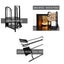 Steel 2-Tier Firewood Rack Fireplace Shovel Tools Set *Local STOCK NOW* Carousel 13