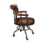 Urbano Interiors - Captains Vintage Leather Office Chair Brown Carousel 4