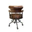 Urbano Interiors - Captains Vintage Leather Office Chair Brown Carousel 5