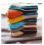 5 Pair Men's Thick Warmth Harajuku Retro Striped Nordic Wool Casual Socks Carousel 2