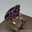9ct Yellow Gold Amethyst Cluster Ring ~ $1,800! Carousel 4