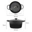 Toque Enamelled Dutch Oven 4L Cast Iron Pot with Lid Camping Cookware Carousel 2
