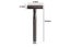 Matte Double Edge Manual security Razor With 10 Blades For Men-Black Carousel 7