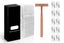 Matte Double Edge Manual security Razor With 10 Blades For Men-Rose Gold Carousel 2