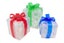 3D 3-Pack Christmas Gift Box with LED Lights Decorations Carousel 5