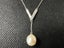 Vintage Sterling Silver & Pearl Pendant & Necklace - Lot F353 Carousel 2
