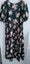 DOTTI BLACK FLORAL DRESS Size 12 Carousel 2