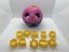 Tupperware Shape Sorter and all 10 shapes: (Pink and Purple) Carousel 1