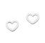 Karen Walker Sterling Silver Mini Heart Stud Earring (f24) Carousel 1