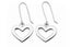 Karen Walker Silver Heart Earrings F22 Carousel 1