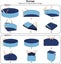 Foldable Dog Pet Bath Pool,32" Collapsible Plastic Kiddie Swimming Pool for P Carousel 4