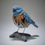 Edge Sculpture - Western Bluebird Figure Carousel 1