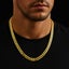 Men's 10MM Solid Cuban Link Chain with 18K Gold - SALE! Carousel 3