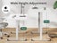 Height Adjustable Desk White Carousel 2