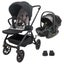 Crown Y Luxury Travel System - Reversible Stroller + Reclining i-Size Capsule... Carousel 1