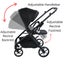 Crown Y Luxury Travel System - Reversible Stroller + Reclining i-Size Capsule... Carousel 6