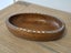 Vintage Solomon Islands Carved Oval Wooden Bowl Tribal Art with Shell Inlay Carousel 6