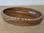 Vintage Solomon Islands Carved Oval Wooden Bowl Tribal Art with Shell Inlay Carousel 7
