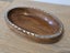 Vintage Solomon Islands Carved Oval Wooden Bowl Tribal Art with Shell Inlay Carousel 13