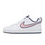 Nike Court Borough Low 2 SE GS White Pink Glaze Navy Kids Youth Shoes DB3090-100 Carousel 1