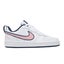 Nike Court Borough Low 2 SE GS White Pink Glaze Navy Kids Youth Shoes DB3090-100 Carousel 5